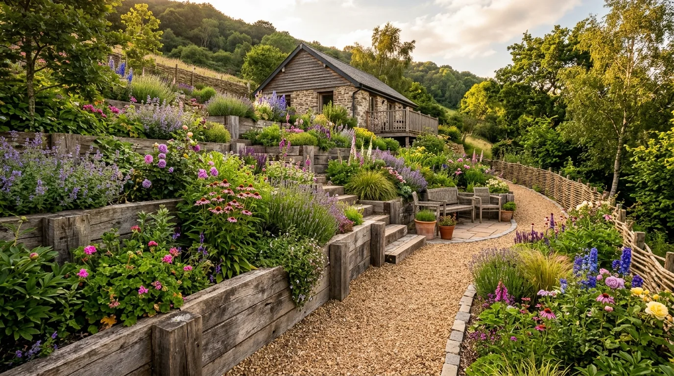 11 Beautiful Sloped Backyard Landscaping Ideas